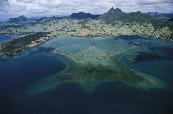 Aerial View Mauritius